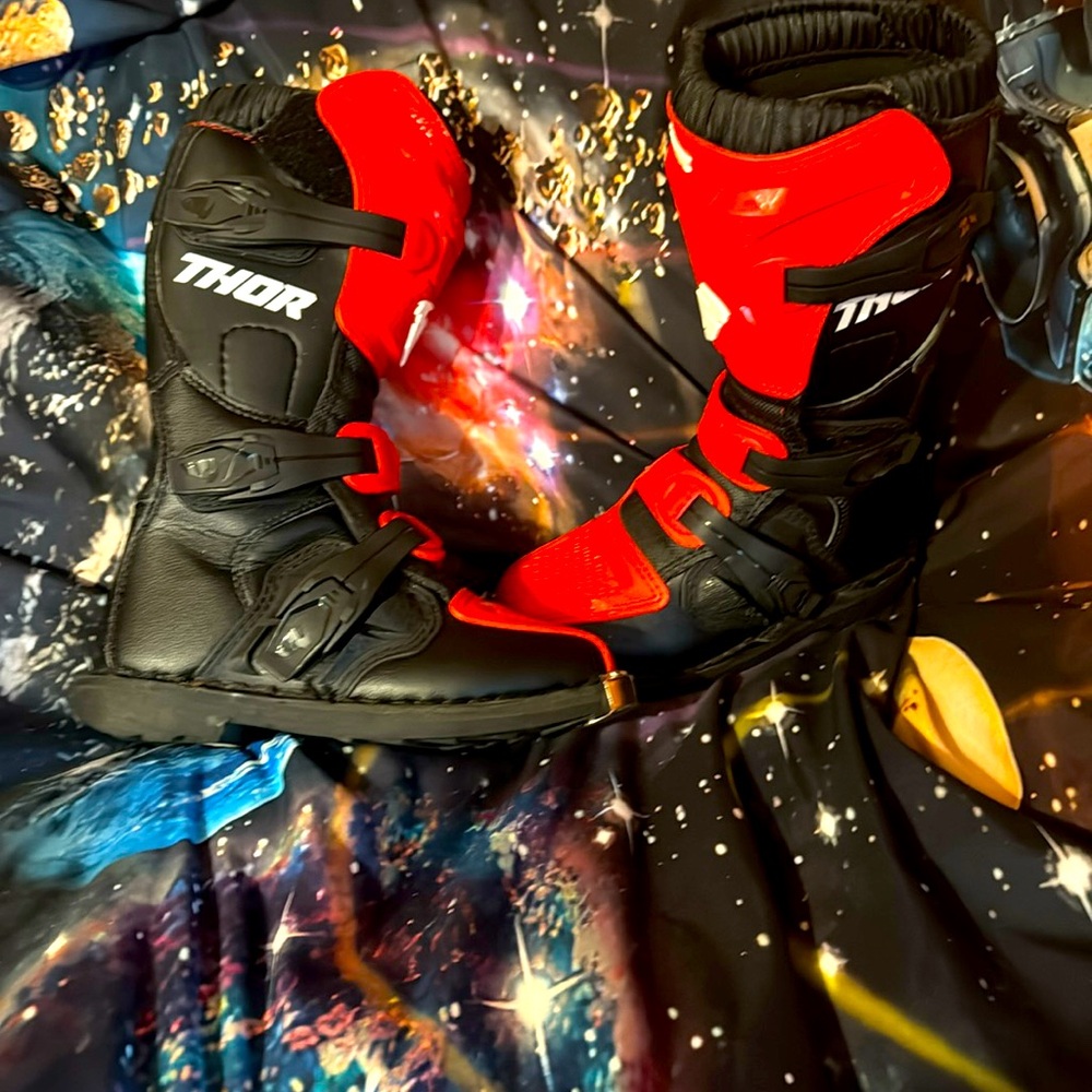 Kids dirt bike boots